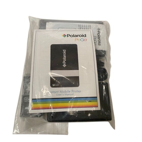 Polaroid Pogo Instant Mobile Printer Thermal Zink Charger Battery SEALED IN BAG - Picture 1 of 3
